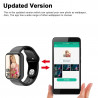 Reloj inteligente LED para hombre y mujer, pulsera deportiva Digital de silicona con carga inalámbrica